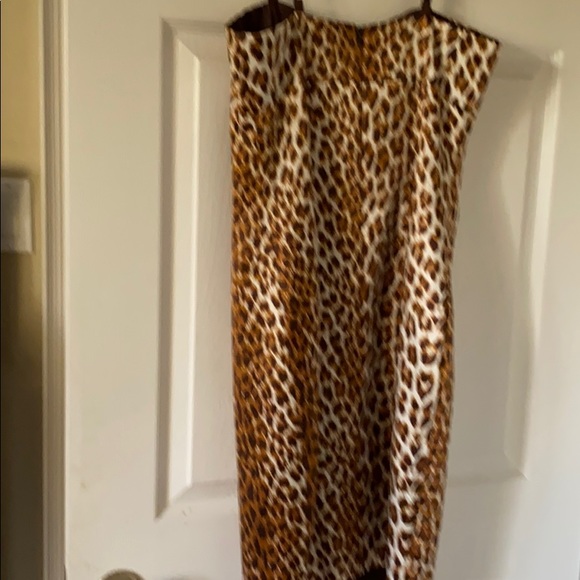 Strapless animal print dress - Picture 2 of 2